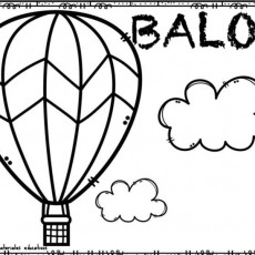 BALON - Renkli Boyama Sayfası