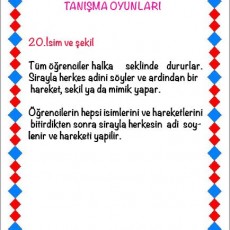 Tanışma Oyunları: İsim ve Şekil - Etkileşimli Öğrenme Aktivitesi