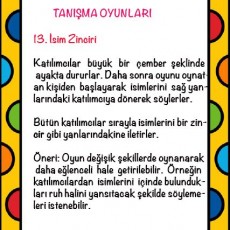 Tanışma Oyunları: İsim Ziniri - Eğlenceli Sosyalleşme Oyunu, 13. Oyun - İsimlerle İletişim