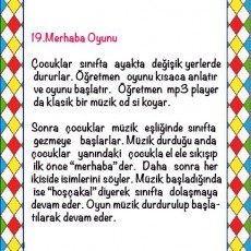 19.Merhaba Oyunu - Tanışma Oyunları