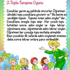 Tanışma Oyunları: 2. Topla Tanışma Oyunu