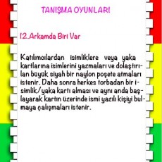 Tanışma Oyunları: 12. Arkada Biri Var - Eğlenceli İletişim Oyunu
