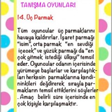 Tanışma Oyunları: 14. Üç Parmak - Eğlenceli Tanışma Yöntemi ve Sosyal Etkileşim Oyunu