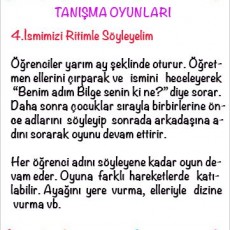 Tanışma Oyunları: İsimimizi Ritmle Söyleyelim - Öğrenciler İçin Eğitici Aktivite