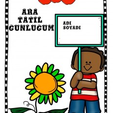 Ara Tatil Günlüğü - Eğlenceli Öğrenme Materyali