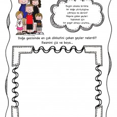 Aile Doğa Gezisi Resmi Çizim Etkinliği