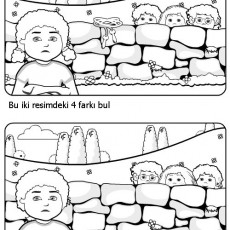 İki Resimdeki Farkları Bul - Çocuk Eğitimi