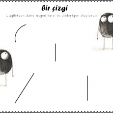 Çizgi Çalışması: Daire, Üçgen ve Kare Oluşturma Eğitimi