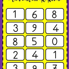 Rakamları Eşleştirme Etkinliği - 1, 2, 3, 4, 5, 6, 7, 8, 9, 0