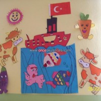 ilgi köşesi, duvar süsü,sanat etkinliği  (126)