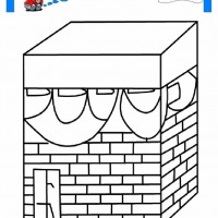 çocuklar-için-Kabe-yapılar-binalar-boyama-sayfası-1