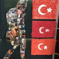 kagit işleri ,artık materyal ,sınıf süsü(1236)