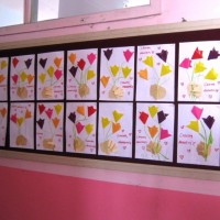 kagit işleri ,artık materyal ,sınıf süsü(987)