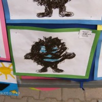 Kağıt katlama buruşturma, yuvarlama, sulu boya  (161)