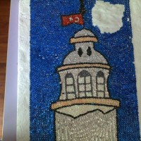 Kağıt katlama buruşturma, yuvarlama, sulu boya (476)