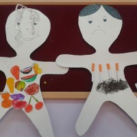 Kağıt katlama buruşturma, yuvarlama, sulu boya (497)