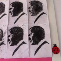 Kağıt katlama buruşturma, yuvarlama, sulu boya (534)
