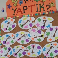 Kağıt katlama buruşturma, yuvarlama, sulu boya (549)
