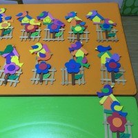 okul öncesınde kağit işler, duvar süsü ,davetiye kartları ,suluboya çalişması (5237)