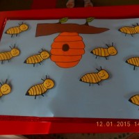okul öncesınde kağit işler, duvar süsü ,davetiye kartları ,suluboya çalişması (5262)