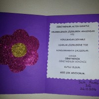 okul öncesınde kağit işler, duvar süsü ,davetiye kartları ,suluboya çalişması (5309)
