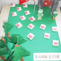 okul öncesınde kağit işler, duvar süsü ,davetiye kartları ,suluboya çalişması (5708)