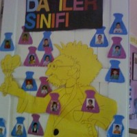 okul öncesınde kağit işler, duvar süsü ,davetiye kartları ,suluboya çalişması (5765)