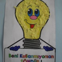 okul öncesınde kağit işler, duvar süsü ,davetiye kartları ,suluboya çalişması (5797)