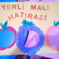 okul öncesınde kağit işler, duvar süsü ,davetiye kartları ,suluboya çalişması (6018)