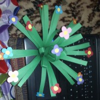 okul öncesınde kağit işler, duvar süsü ,davetiye kartları ,suluboya çalişması (6022)