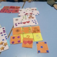 okul öncesınde kağit işler, duvar süsü ,davetiye kartları ,suluboya çalişması (6376)