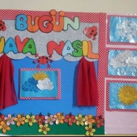 okul öncesınde kağit işler, duvar süsü ,davetiye kartları ,suluboya çalişması (6594)