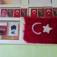 okul öncesınde kağit işler, duvar süsü ,davetiye kartları ,suluboya çalişması (6596)