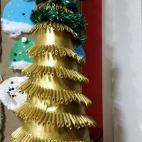 okul öncesınde kağit işler, duvar süsü ,davetiye kartları ,suluboya çalişması (6949)