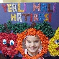 okul öncesınde kağit işler, duvar süsü ,davetiye kartları ,suluboya çalişması (7030)