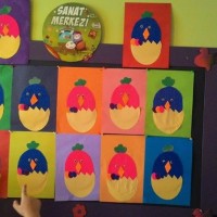 okul öncesinde sanat etkınliği ve boyama çalışması (459)